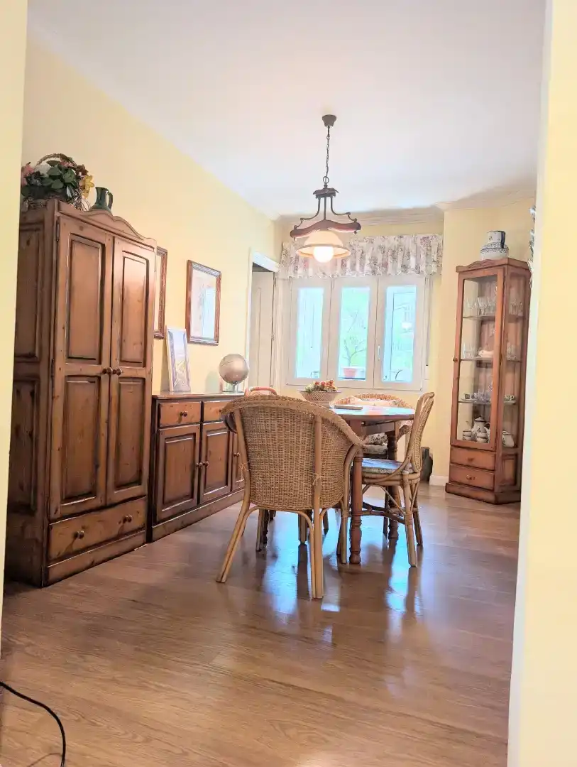 Dining room of Flat for sale in  Madrid Capital  with Air Conditioner and Balcony