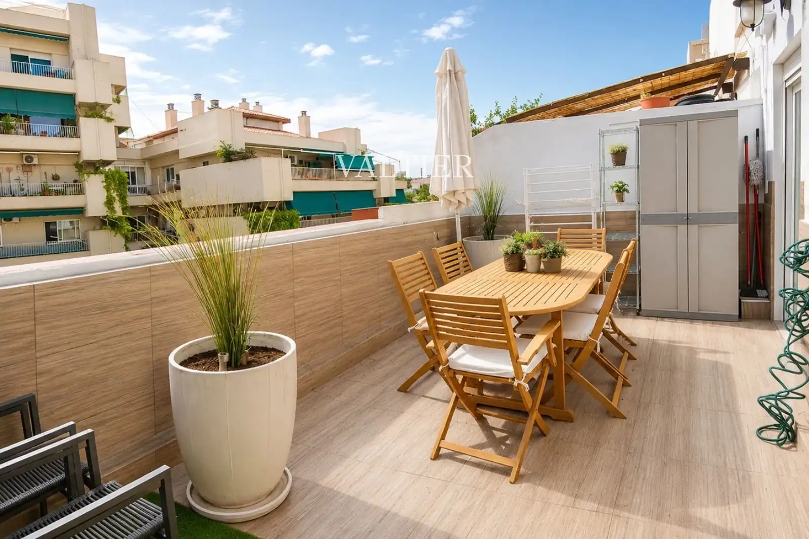 Terraza de Ático de alquiler en Madrid con Aire acondicionado, Terraza y Amueblado