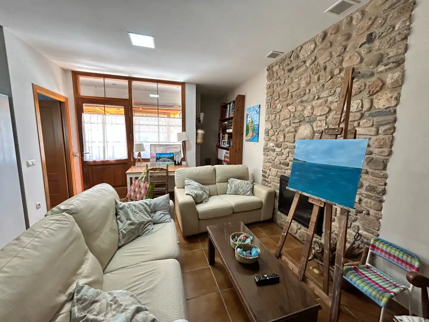 Sala de estar de Casa o chalet en venta en Valls con Aire acondicionado, Jardín privado y Terraza