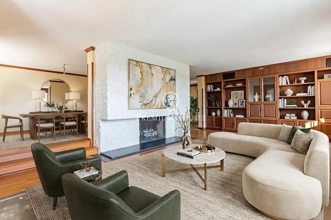 Wohnzimmer von Haus oder Chalet zum Verkauf in Argentona mit Parkett