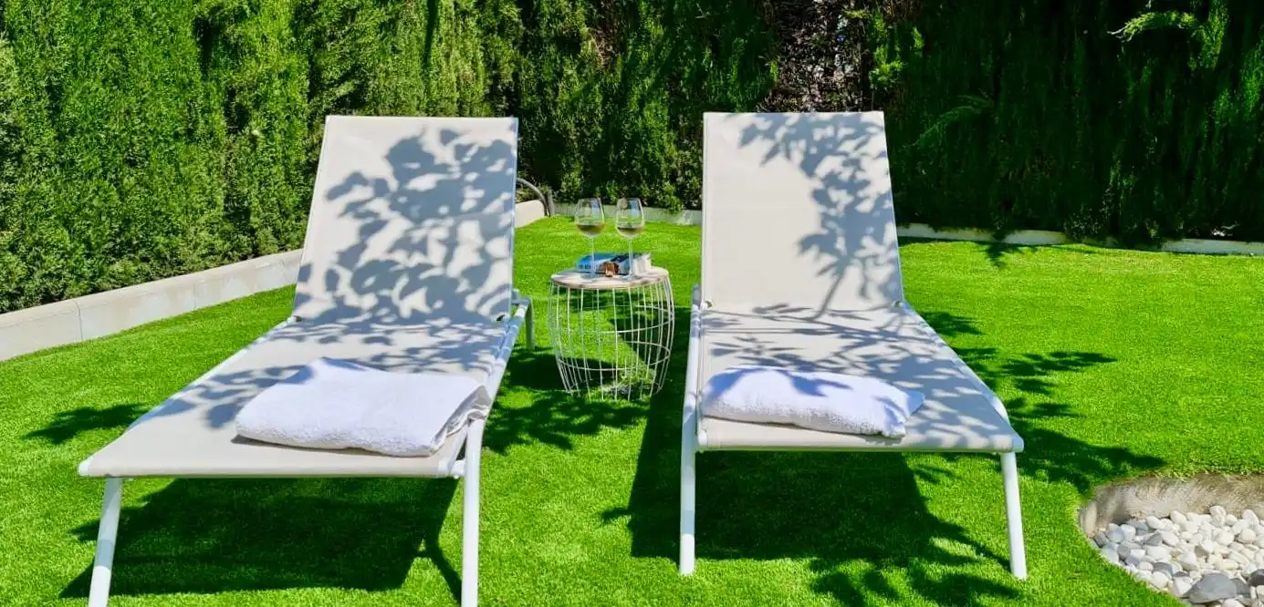 Garden of Apartments for rent in Sant Llorenç des Cardassar  with Air Conditioner, Heating and Private garden