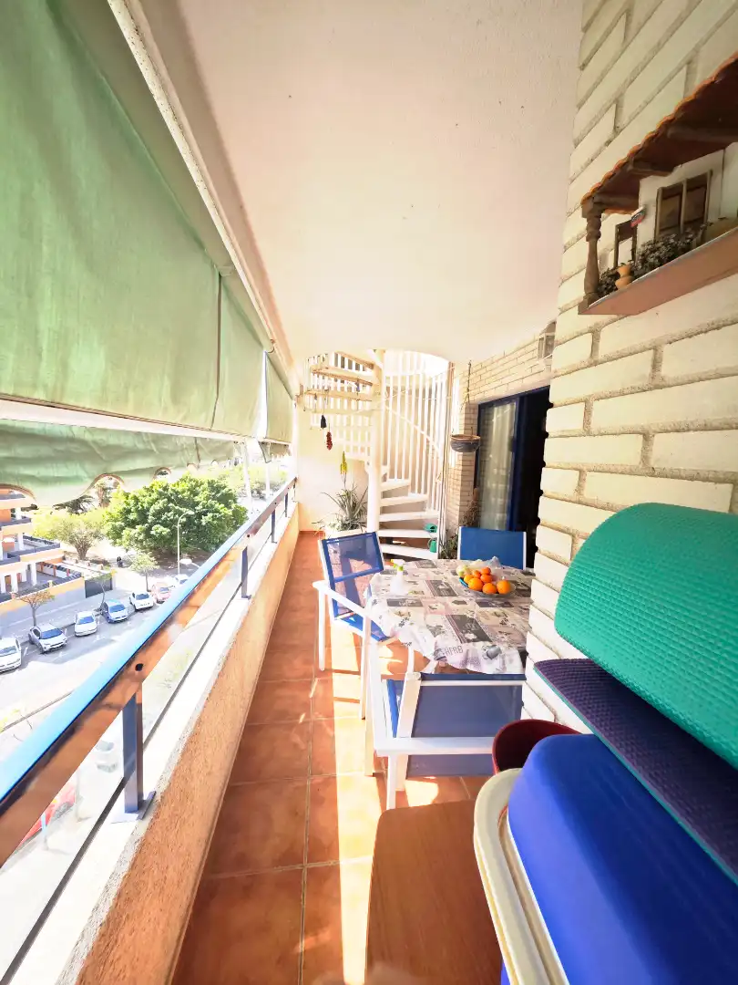 Terraza de Ático en venta en Alicante / Alacant con Aire acondicionado, Jardín privado y Parquet