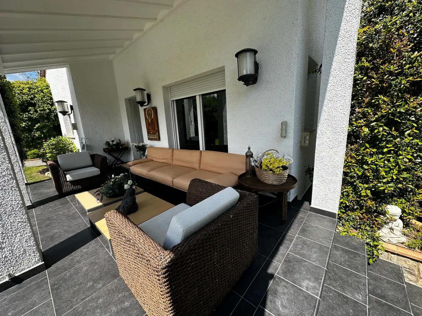 Terraza de Casa o chalet de alquiler en Mont-roig del Camp con Aire acondicionado, Jardín privado y Parquet