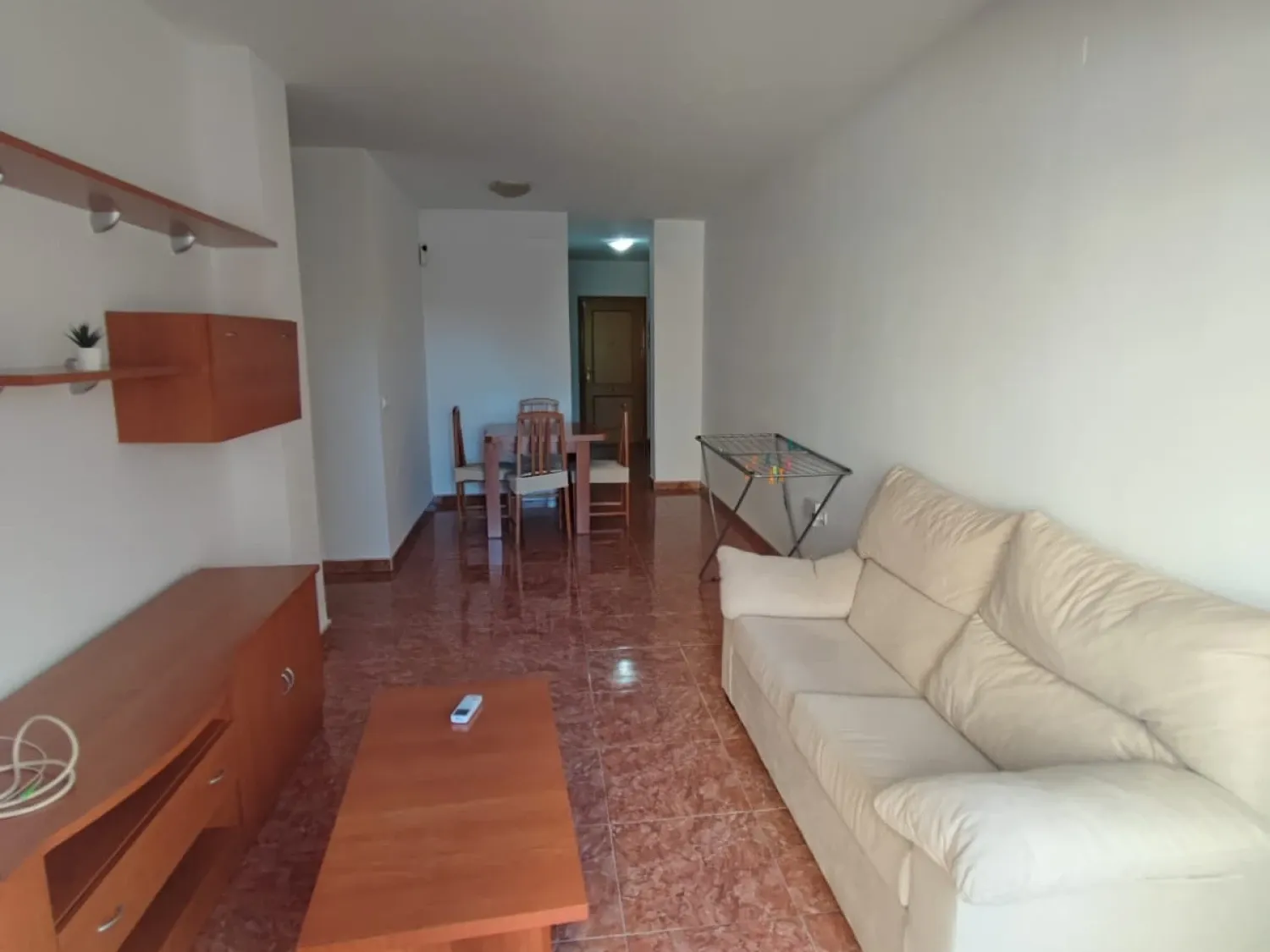 Sala de estar de Piso de alquiler en  Murcia Capital con Aire acondicionado, Calefacción y Amueblado