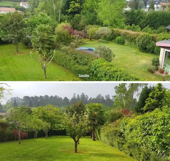 Jardín de Casa o chalet en venta en Santiago de Compostela 