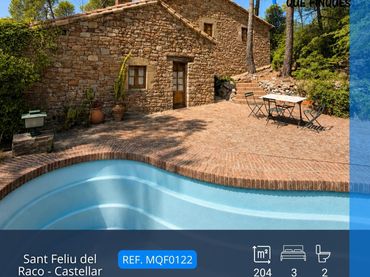 Maison avec piscine à vendre à El Racó - Sant Feliu del Racó