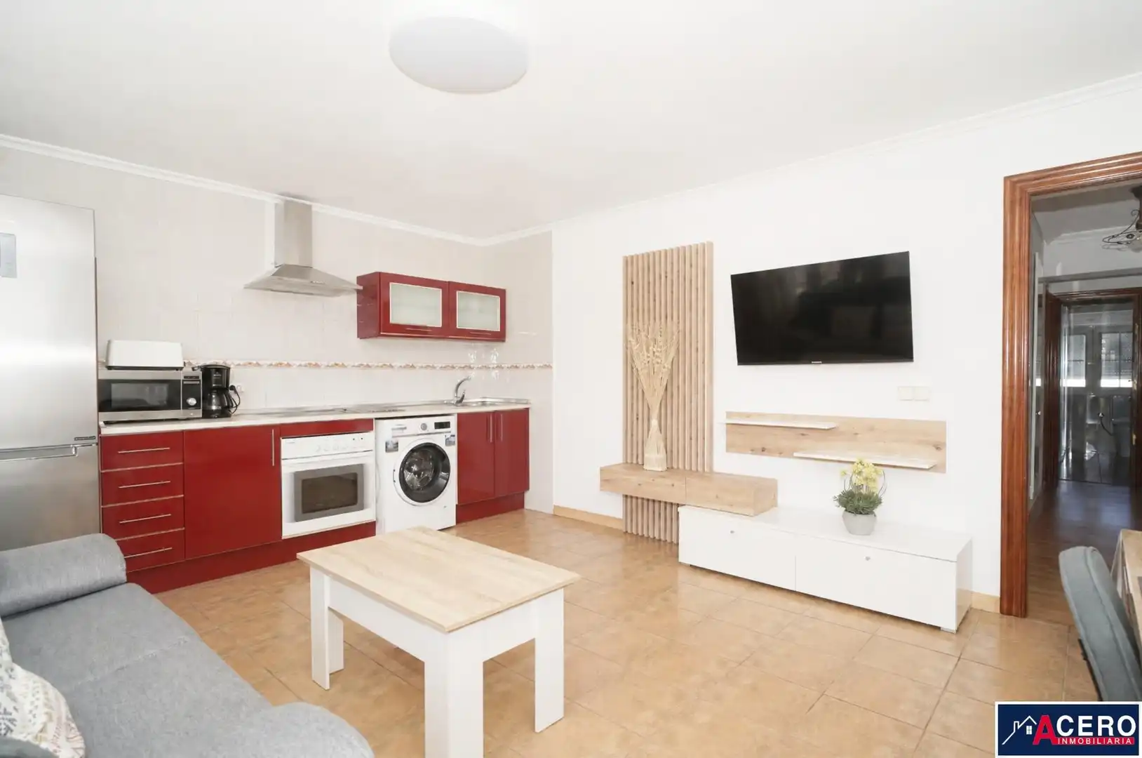 Kitchen of Flat for rent in Piélagos  with Heating, Private garden and Furnished