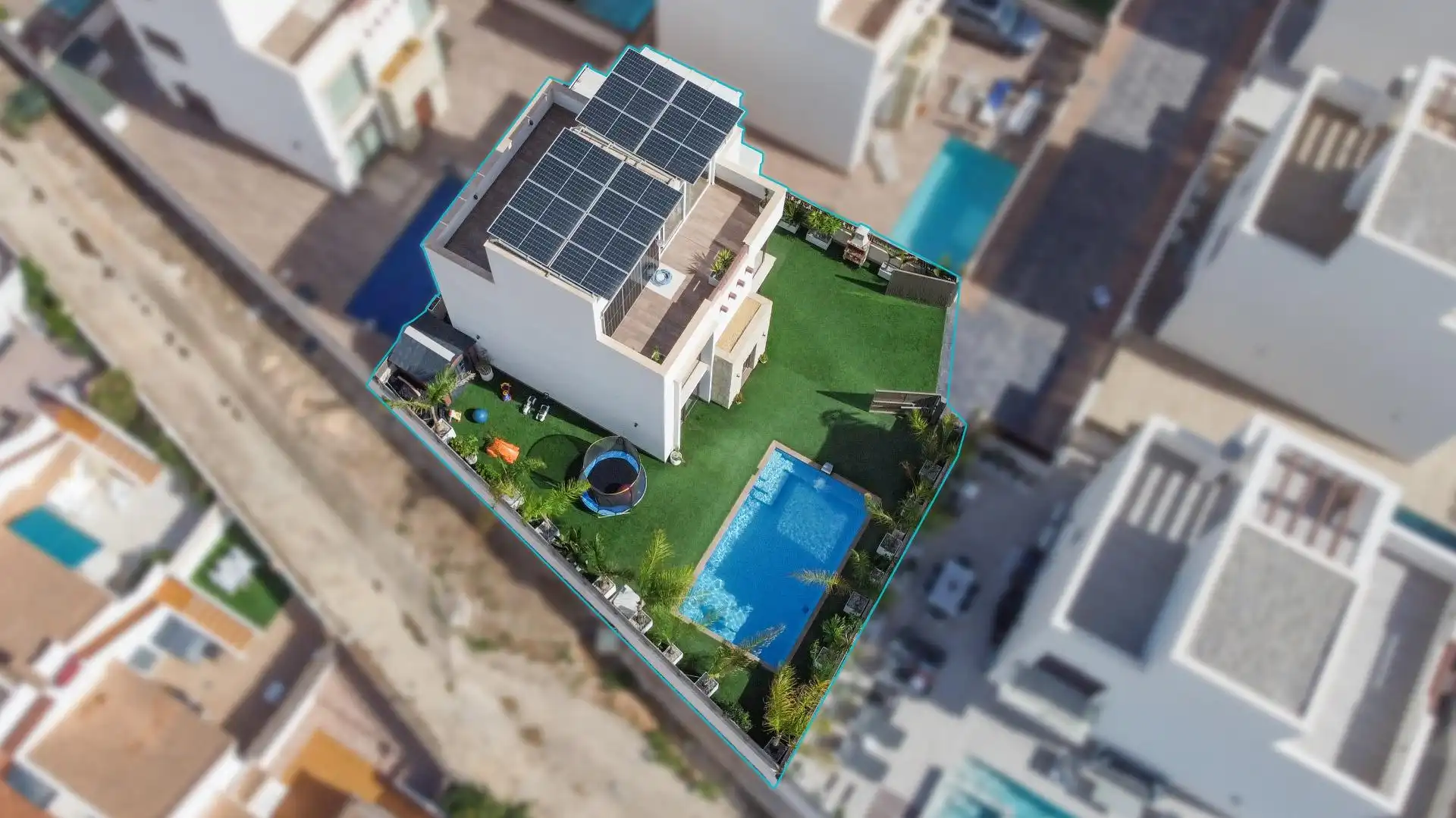 Swimming pool of Houses for sale in Rojales  with Air Conditioner, Heating and Private garden