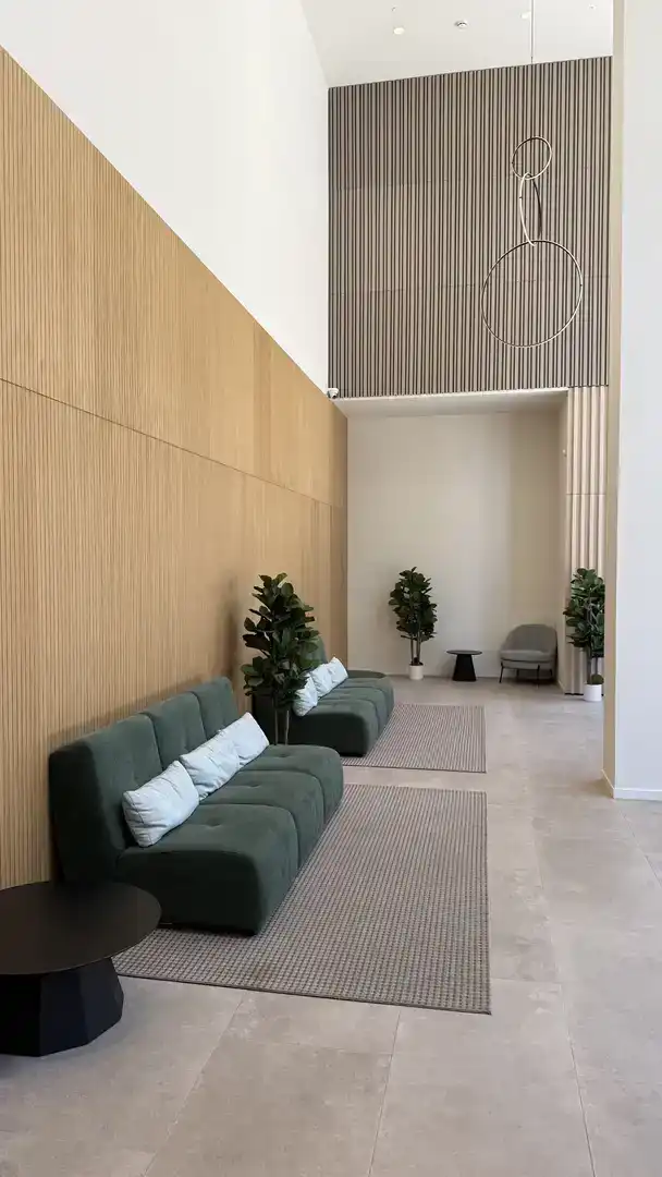 Sala d'estar de Pis de lloguer en Mataró amb Aire condicionat, Parquet i Piscina