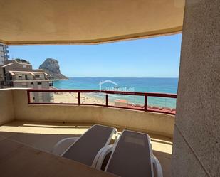 Terrace of Flat to rent in Calpe / Calp  with Air Conditioner, Private garden and Terrace
