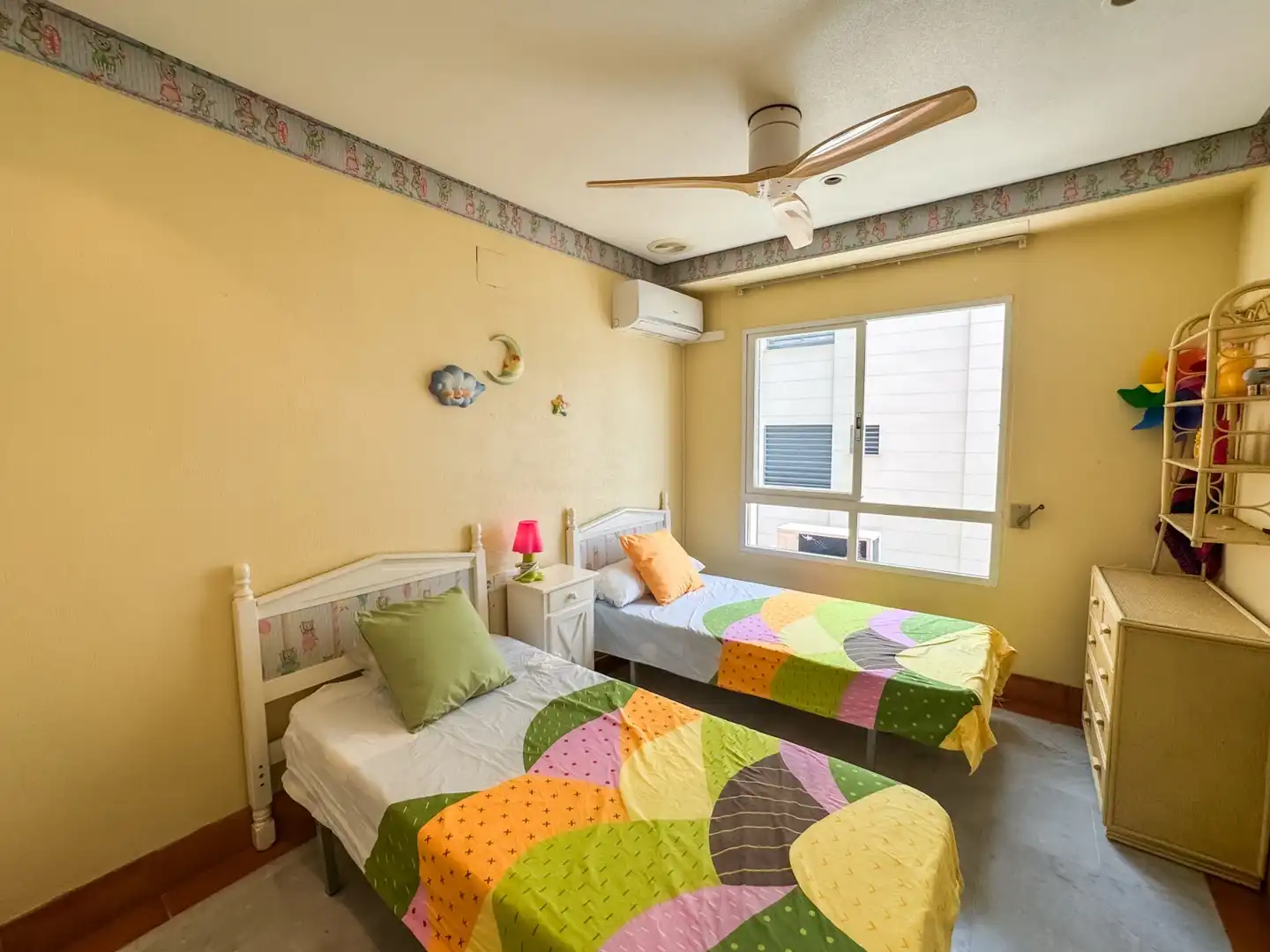 Bedroom of Duplexes for rent in Santa Pola  with Air Conditioner, Private garden and Terrace