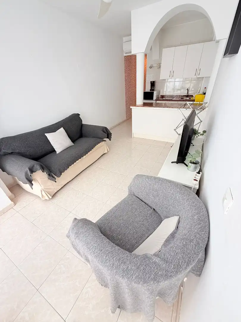 Sala de estar de Piso en venta en Málaga con Aire acondicionado y Amueblado