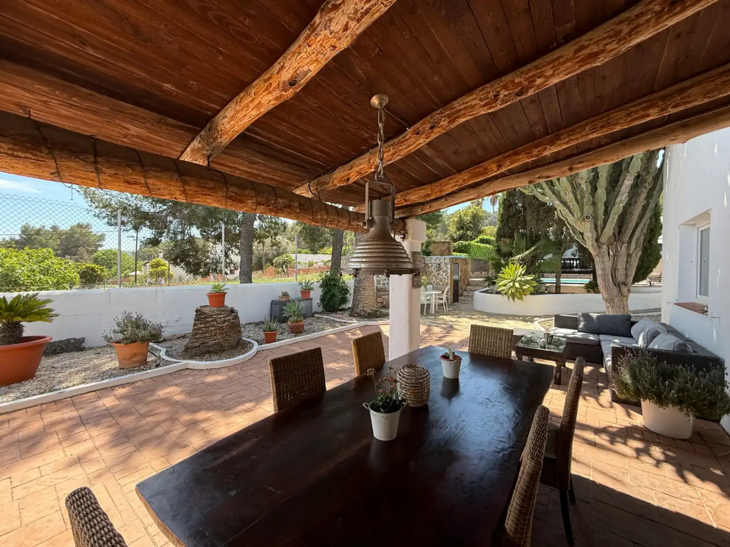 Terrace of Houses for sale in Sant Antoni de Portmany  with Air Conditioner, Heating and Private garden