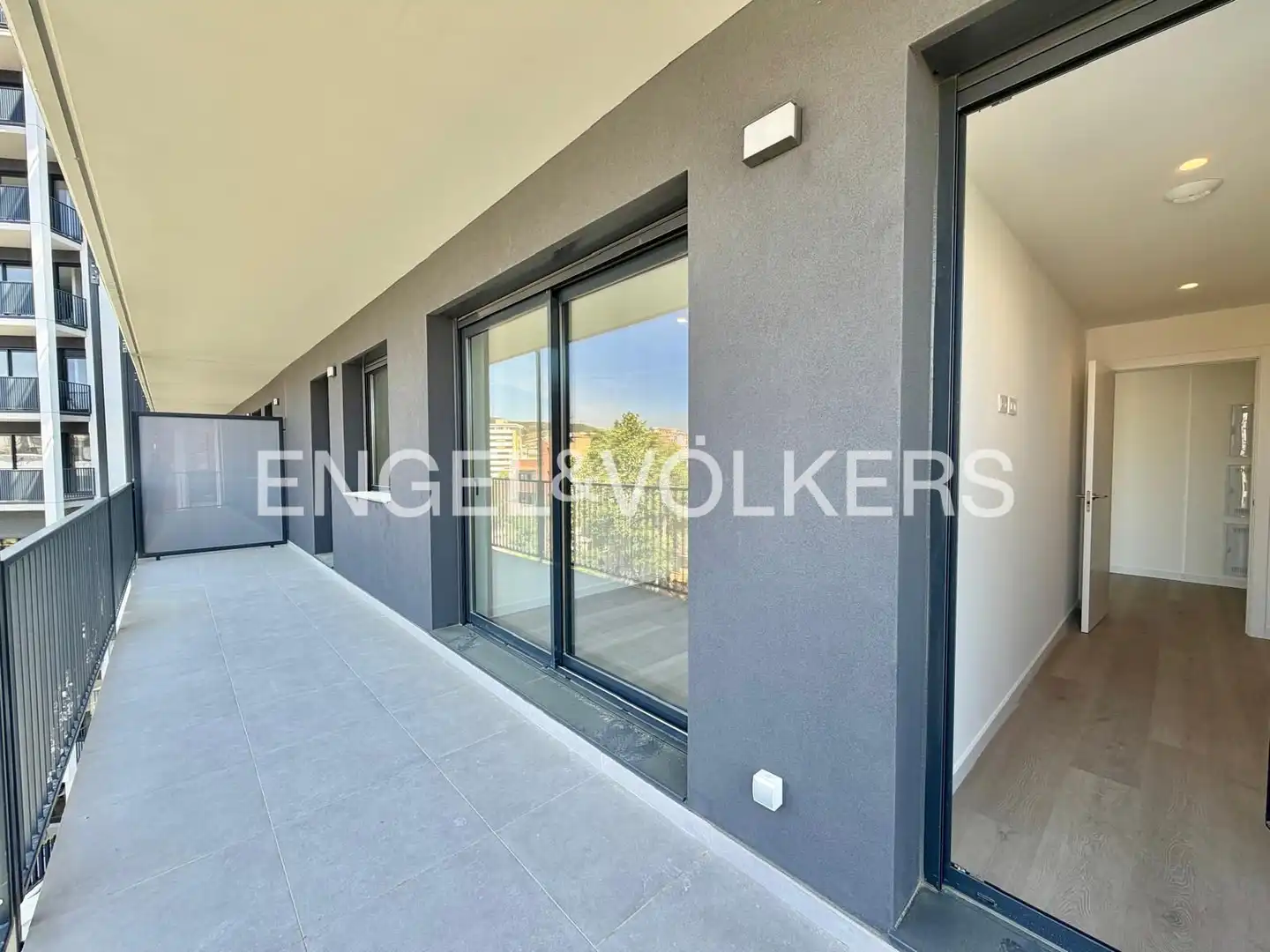 Terraza de Piso de alquiler en Badalona con Aire acondicionado, Calefacción y Parquet
