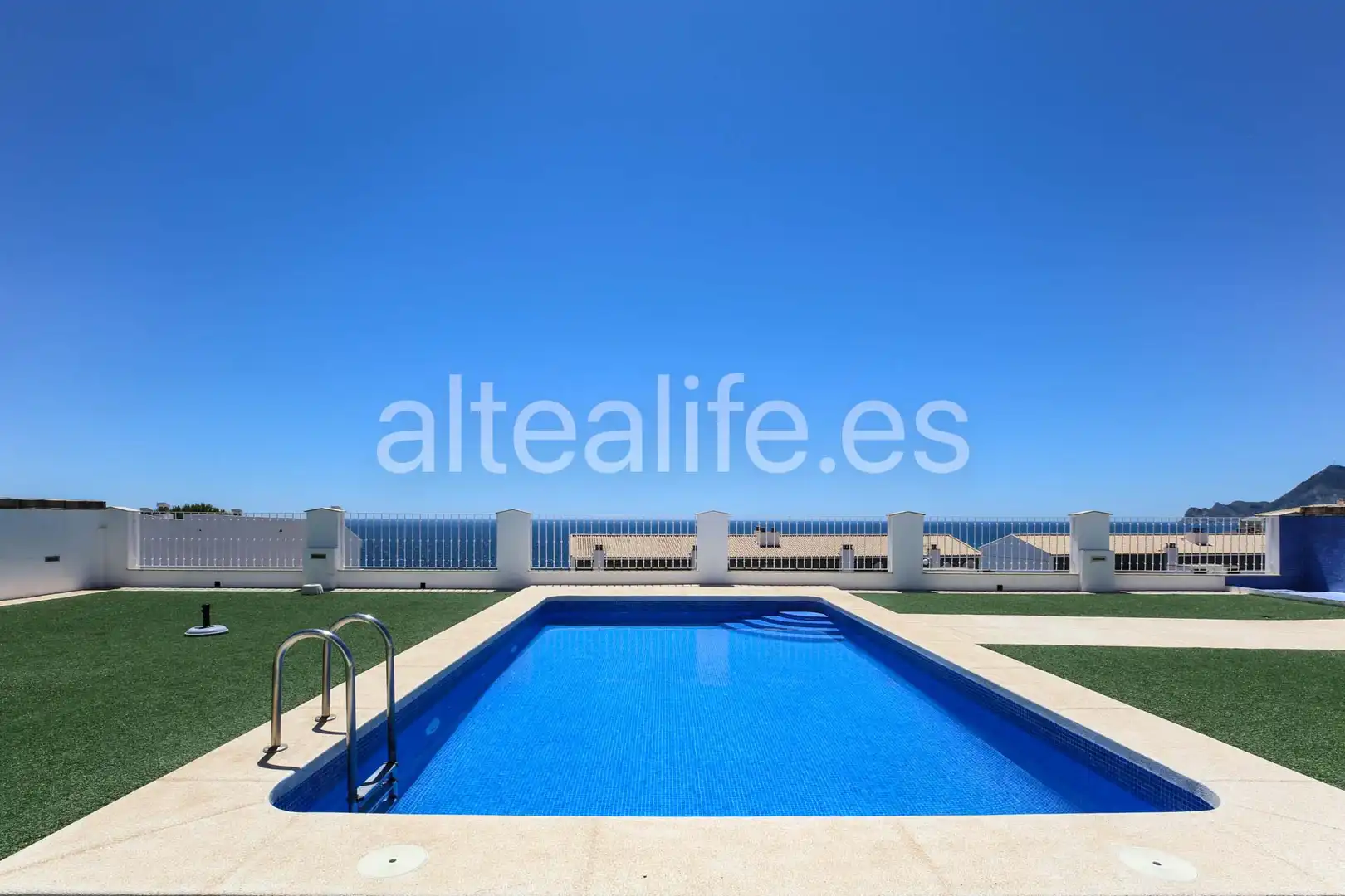 Schwimmbecken von Wohnungen zur Miete in Altea mit Klimaanlage, Terrasse und Möbliert