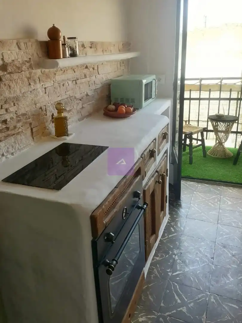Cuina de Apartament en venda en Cullera amb Moblat i Balcó