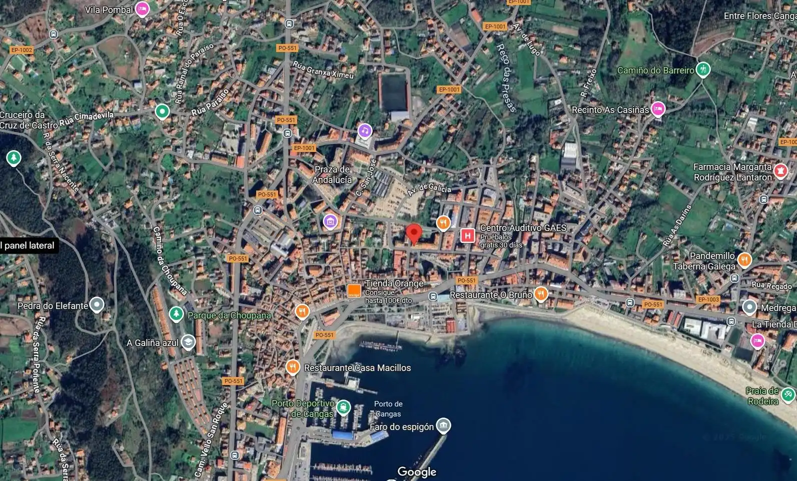 Vista exterior de Piso en venta en Cangas 