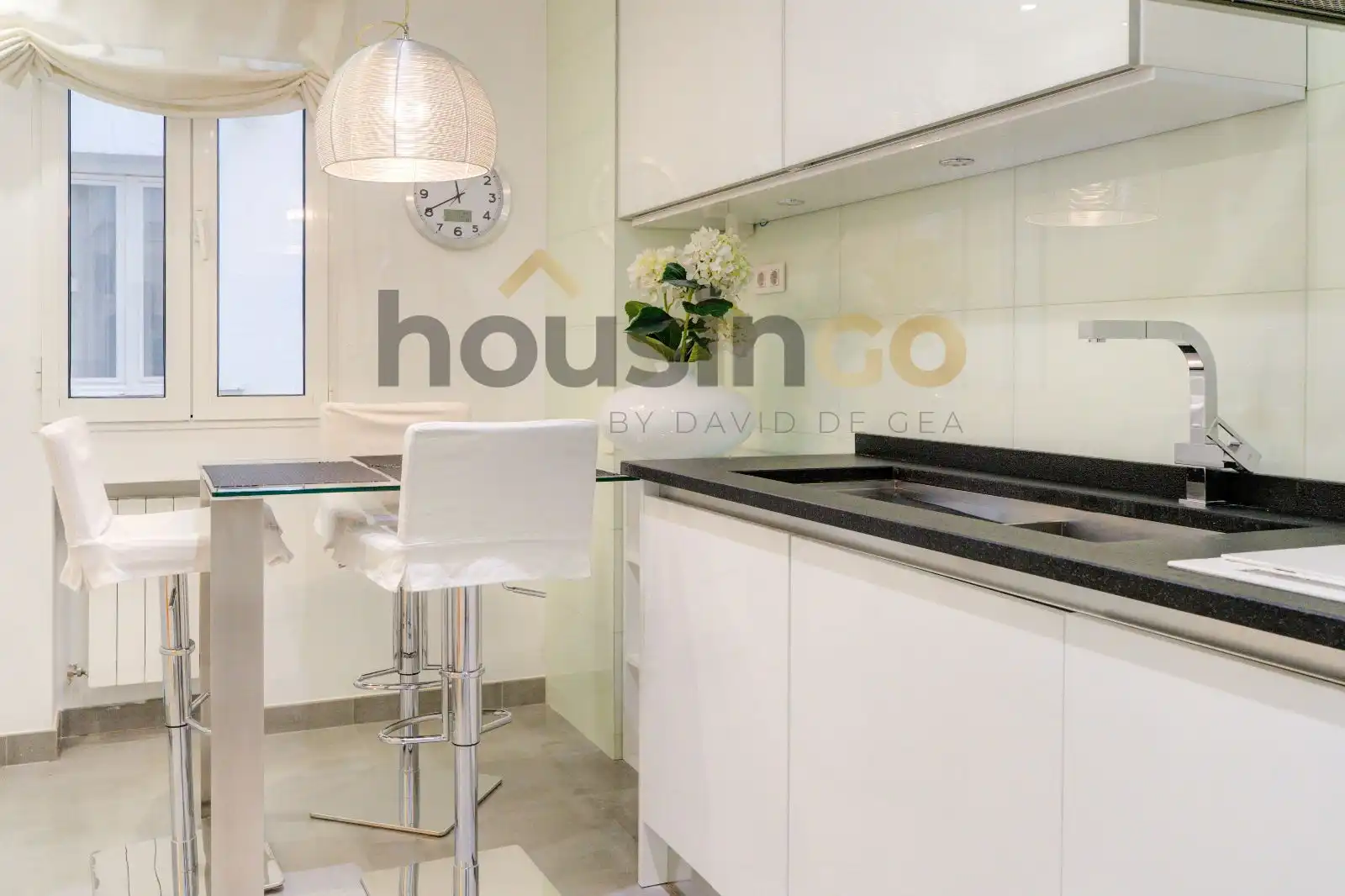 Küche von Wohnung zum Verkauf in Madrid mit Klimaanlage, Heizung und Parkett