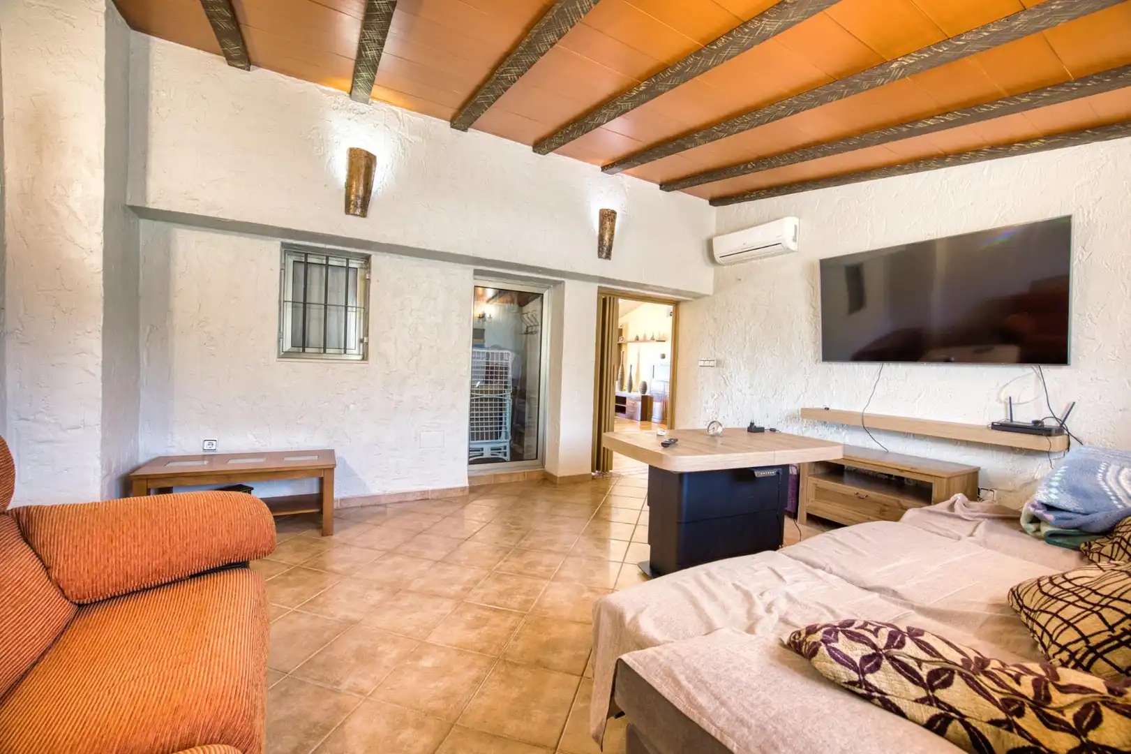Sala de estar de Ático en venta en Murcia con Aire acondicionado, Calefacción y Terraza