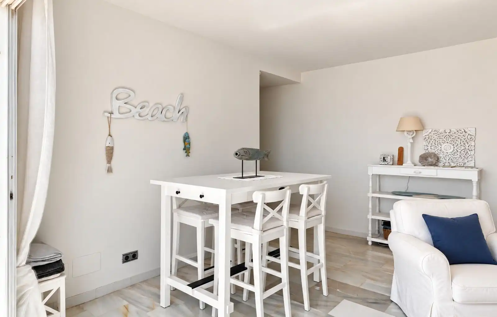 Dining room of Flat for sale in Estepona  with Air Conditioner, Terrace and Community pool