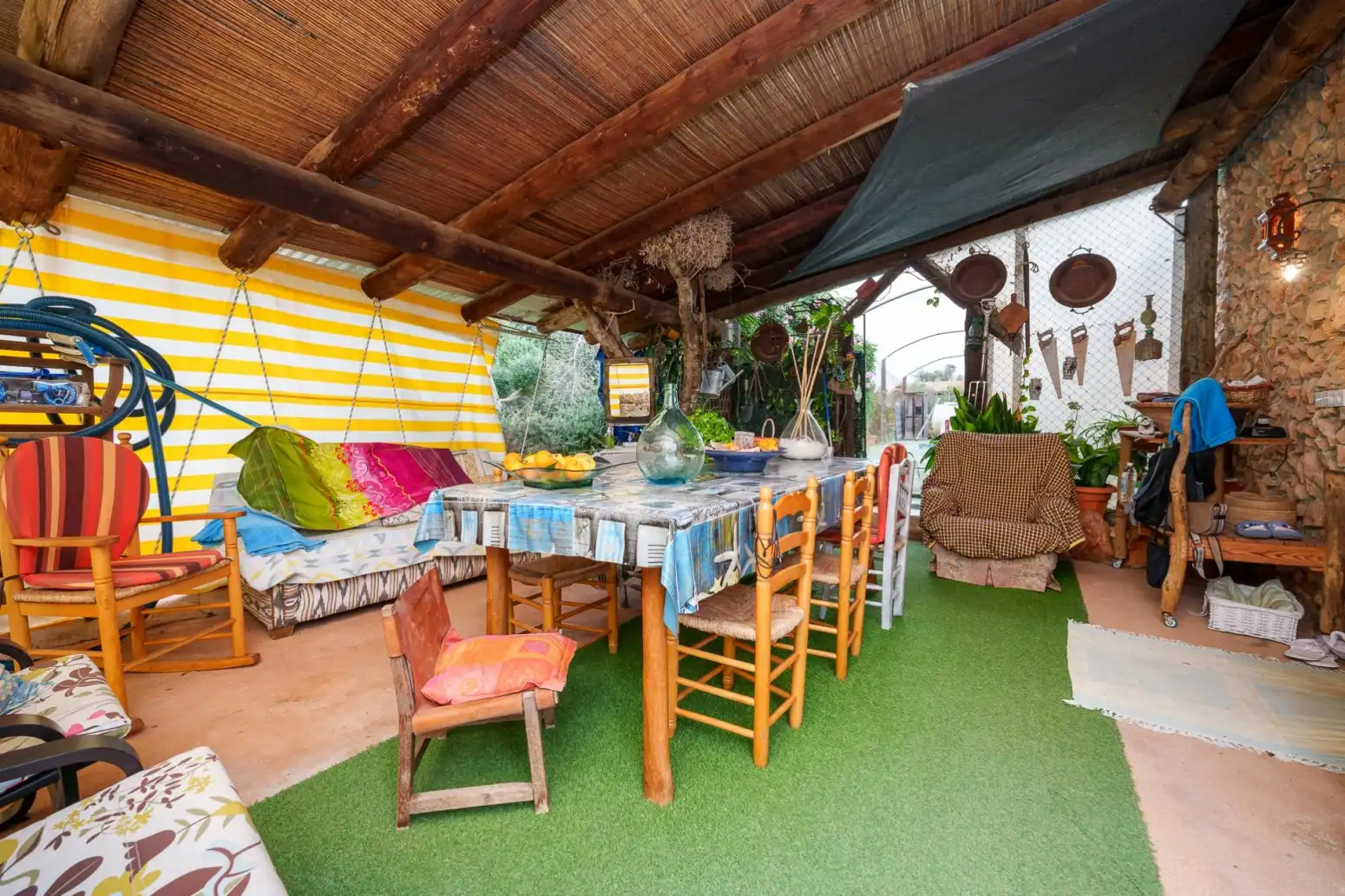 Terraza de Finca rústica en venta en Marratxí con Aire acondicionado, Calefacción y Piscina