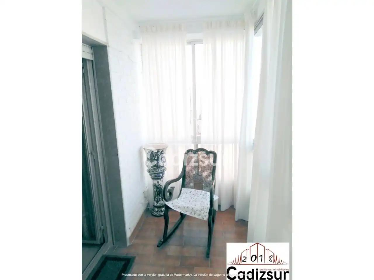 Schlafzimmer von Wohnungen zur Miete in Cádiz mit Terrasse und Möbliert