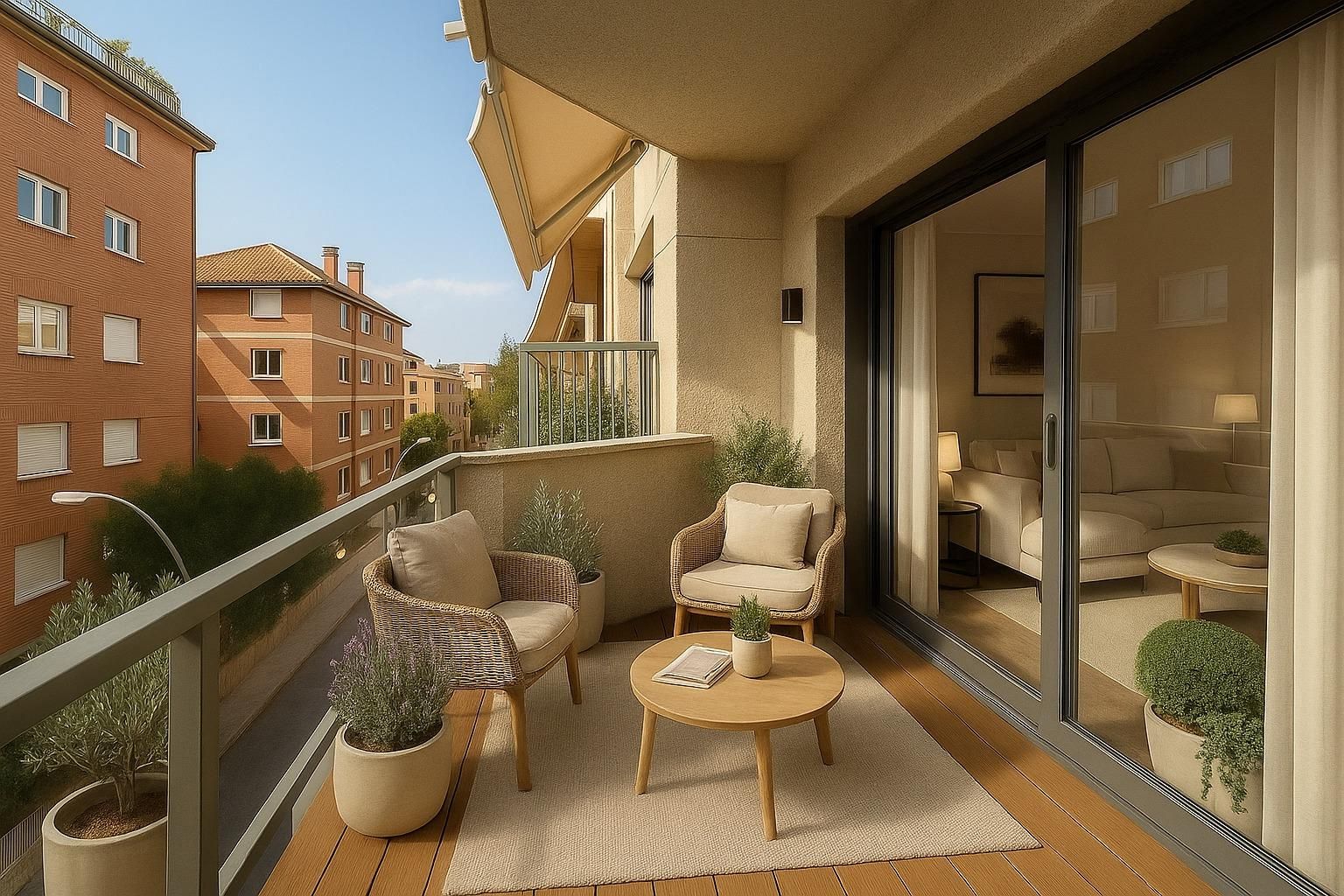 Terrace of Flat for sale in  Barcelona Capital  with Parquet flooring