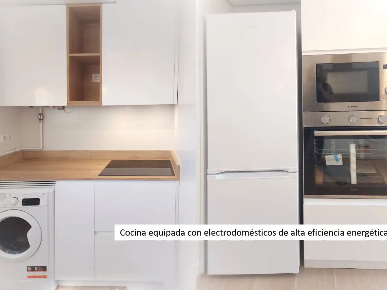 Küche von Wohnung zur Miete in  Madrid Capital