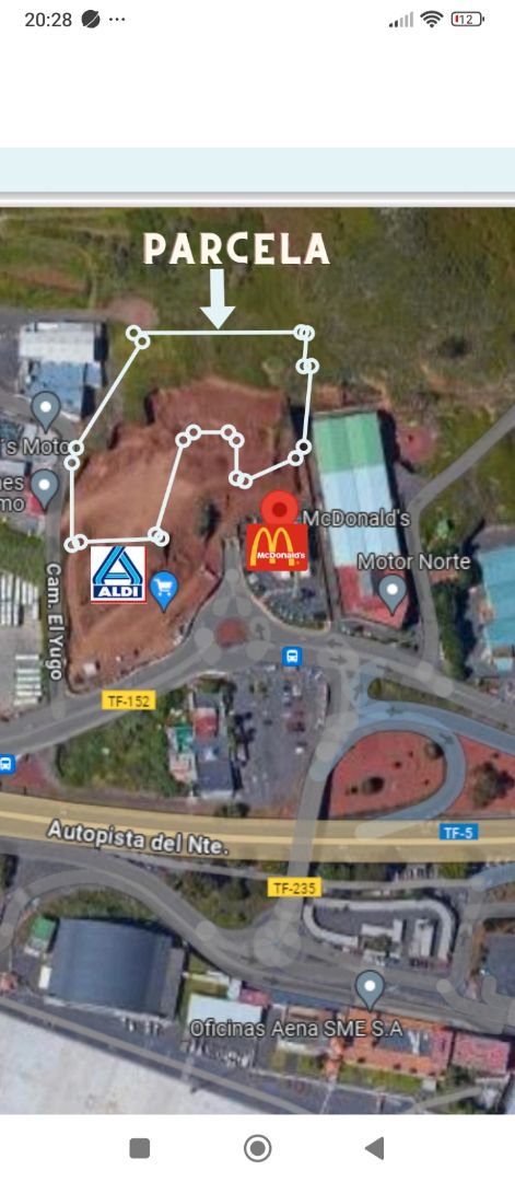 Exterior view of Industrial land for sale in San Cristóbal de la Laguna