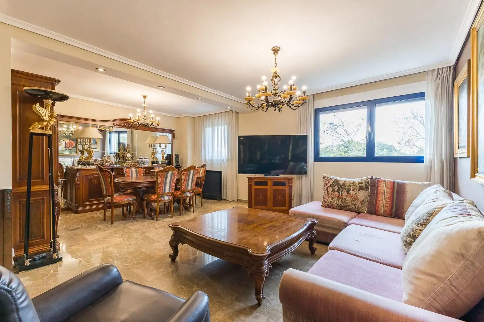 Sala de estar de Piso en venta en Valencia con Aire acondicionado y Calefacción