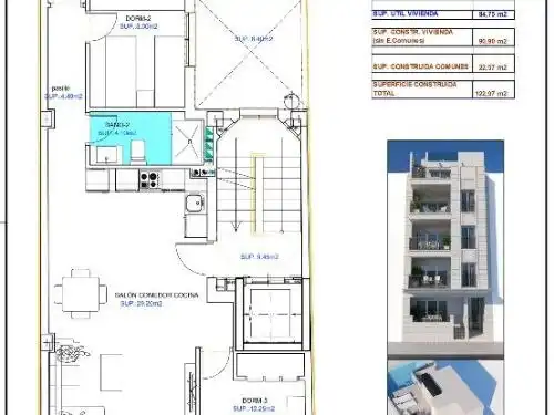 Pis en venda en Torrevieja amb Balcó i Piscina comunitària