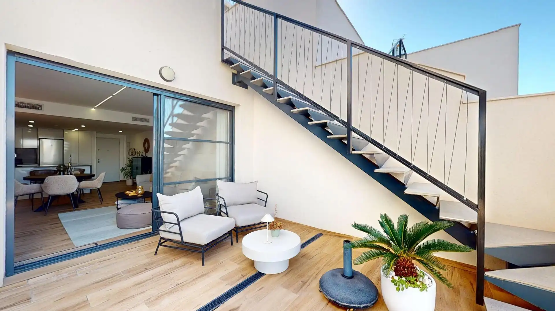 Terrassa de Apartament en venda en San Javier amb Aire condicionat, Terrassa i Moblat