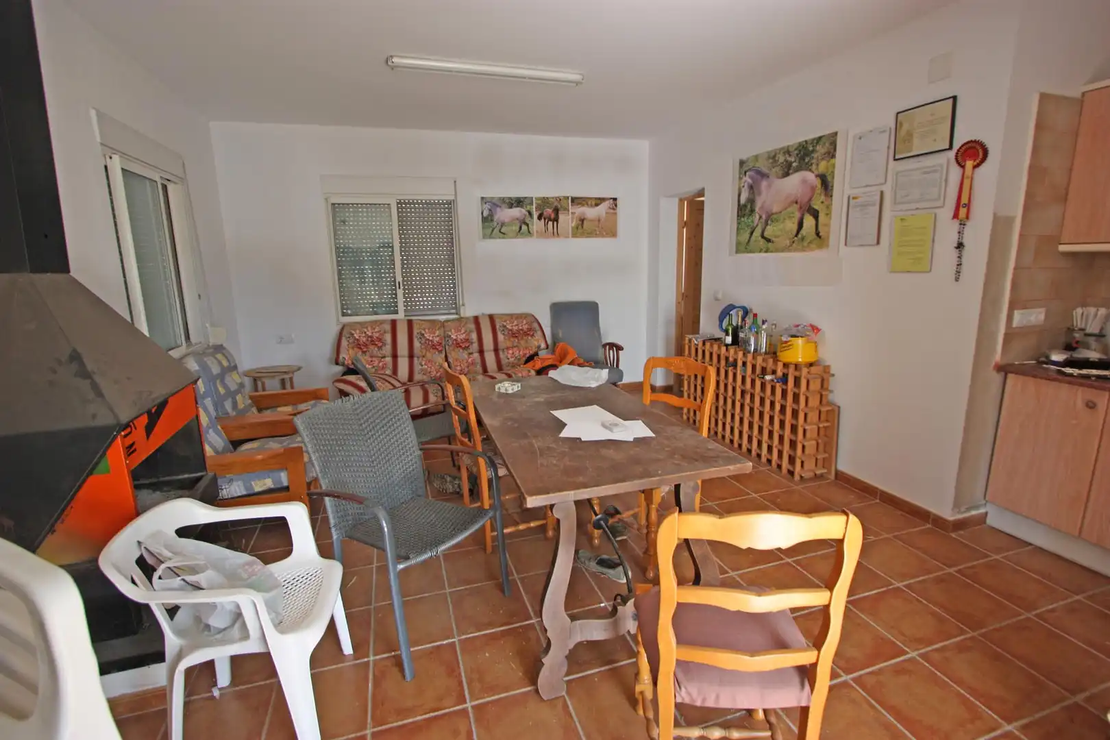 Menjador de Finca rústica en venda en Orba amb Terrassa