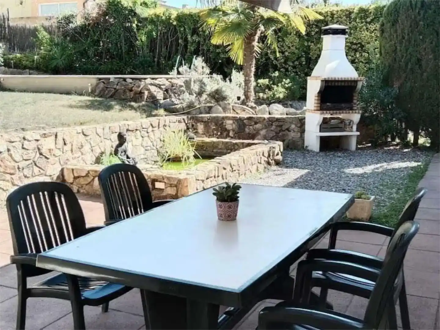 Terrassa de Casa o xalet de lloguer en Llagostera amb Aire condicionat, Jardí privat i Parquet