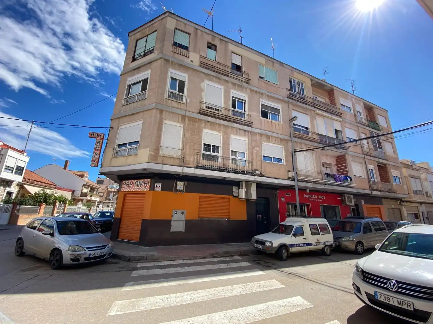 Vista exterior de Piso en venta en Cartagena