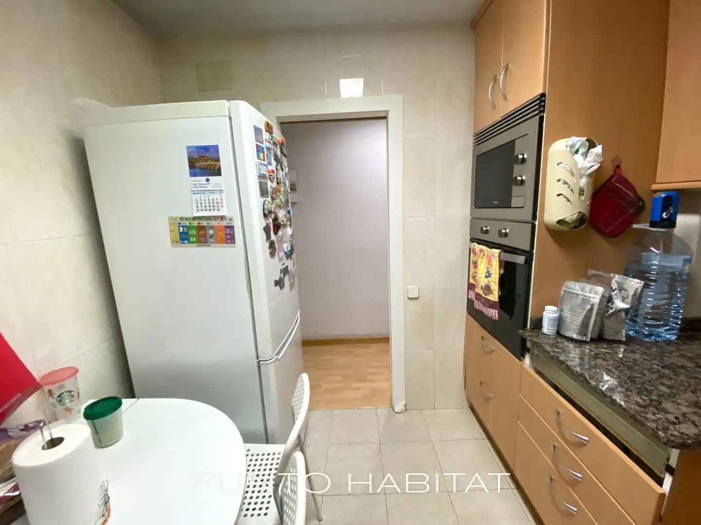 Küche von Wohnung zum Verkauf in Barcelona mit Klimaanlage, Parkett und Terrasse