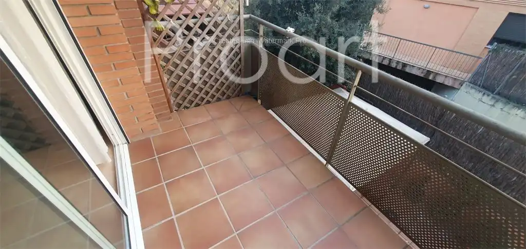 Balcony of Flat for rent in Sant Celoni  with Air Conditioner, Heating and Storage room