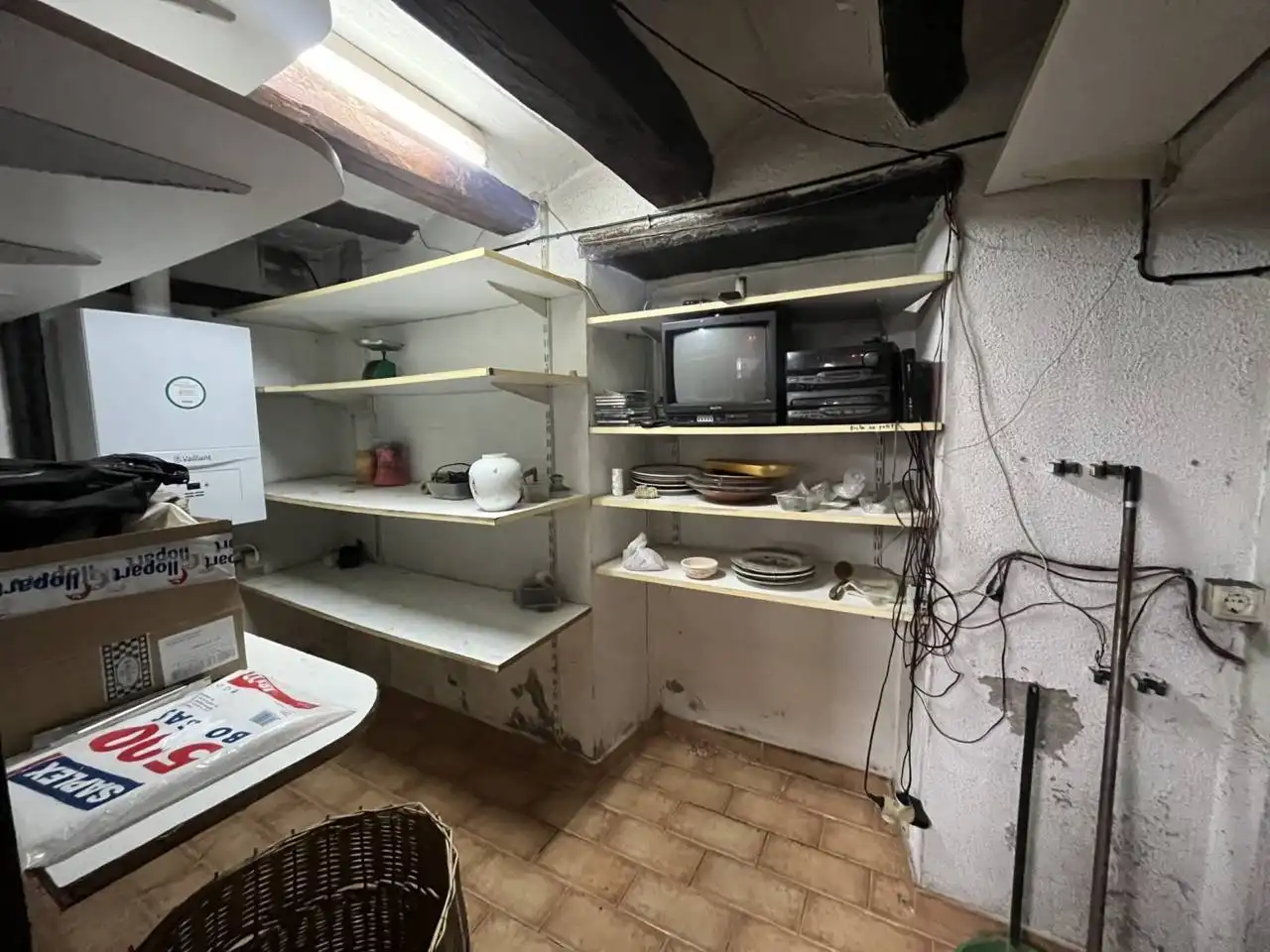 Kitchen of Houses for sale in Sant Martí Sarroca  with Air Conditioner, Heating and Private garden