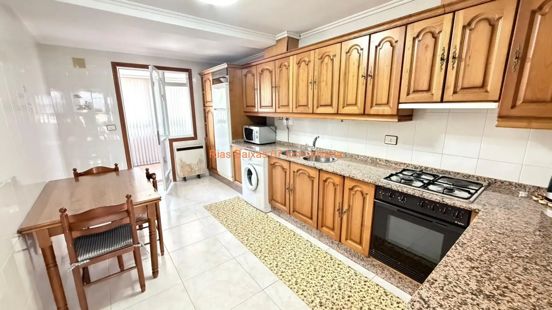 Kitchen of Flat for sale in Cortegada  with Heating, Terrace and Furnished