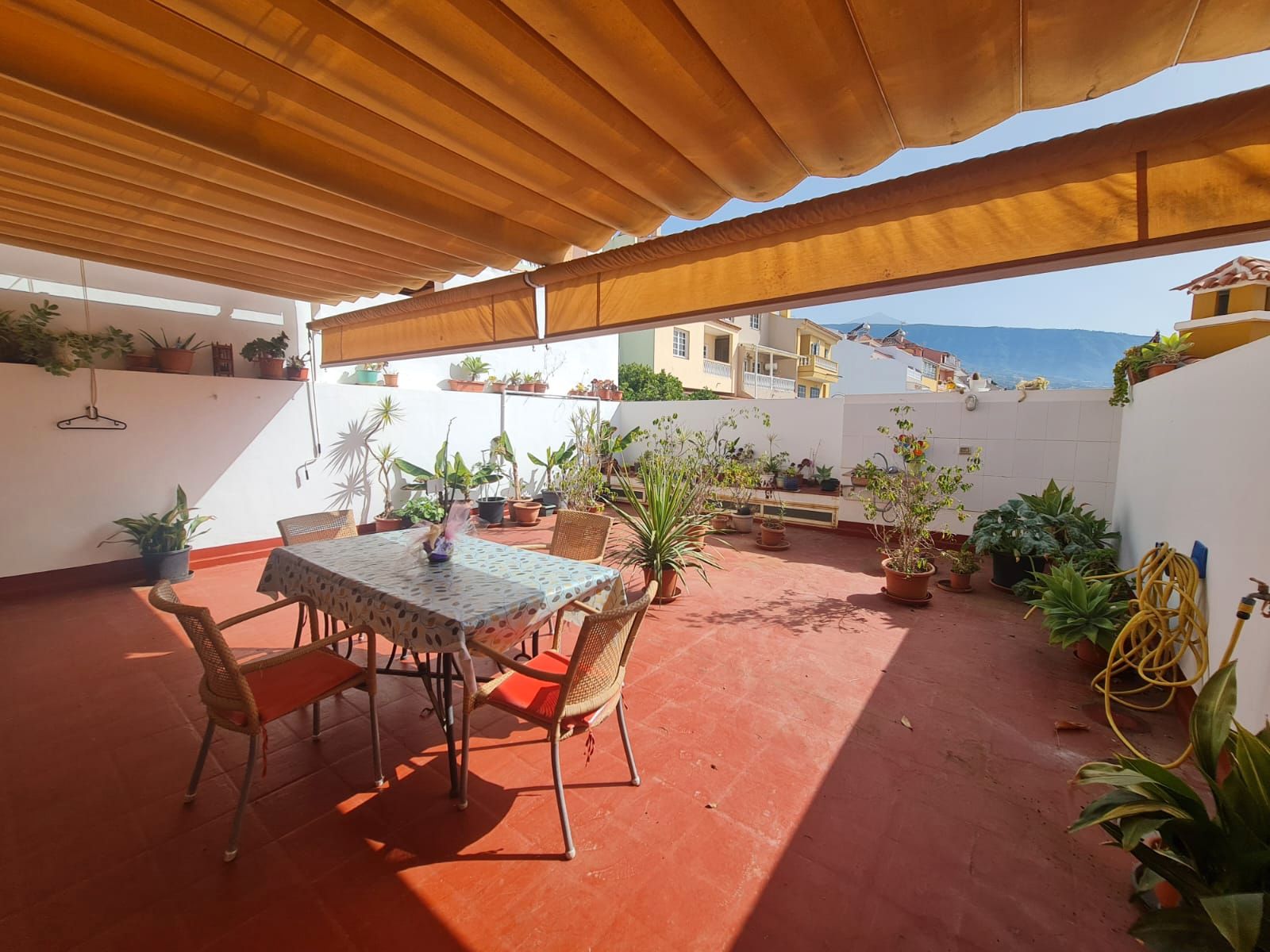 Terrace of Single-family semi-detached to rent in La Orotava  with Terrace and Furnished