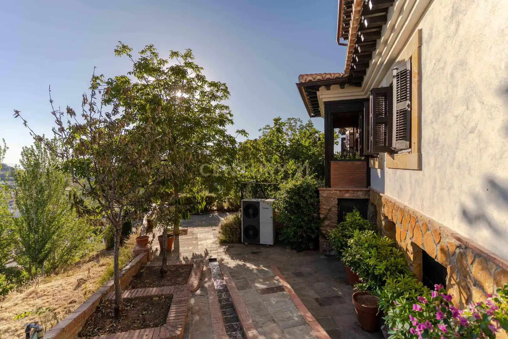 Terraza de Casa o chalet en venta en Nívar con Jardín privado, Trastero y Piscina