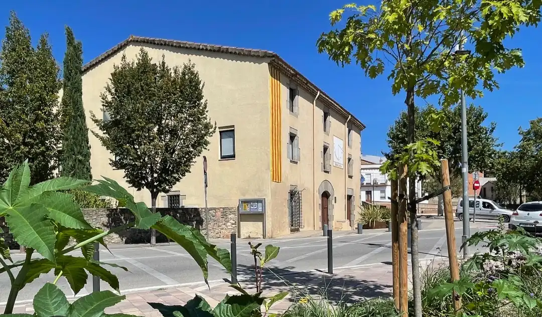 Exterior view of Detached homes for sale in Sant Antoni de Vilamajor  with Air Conditioner, Heating and Terrace