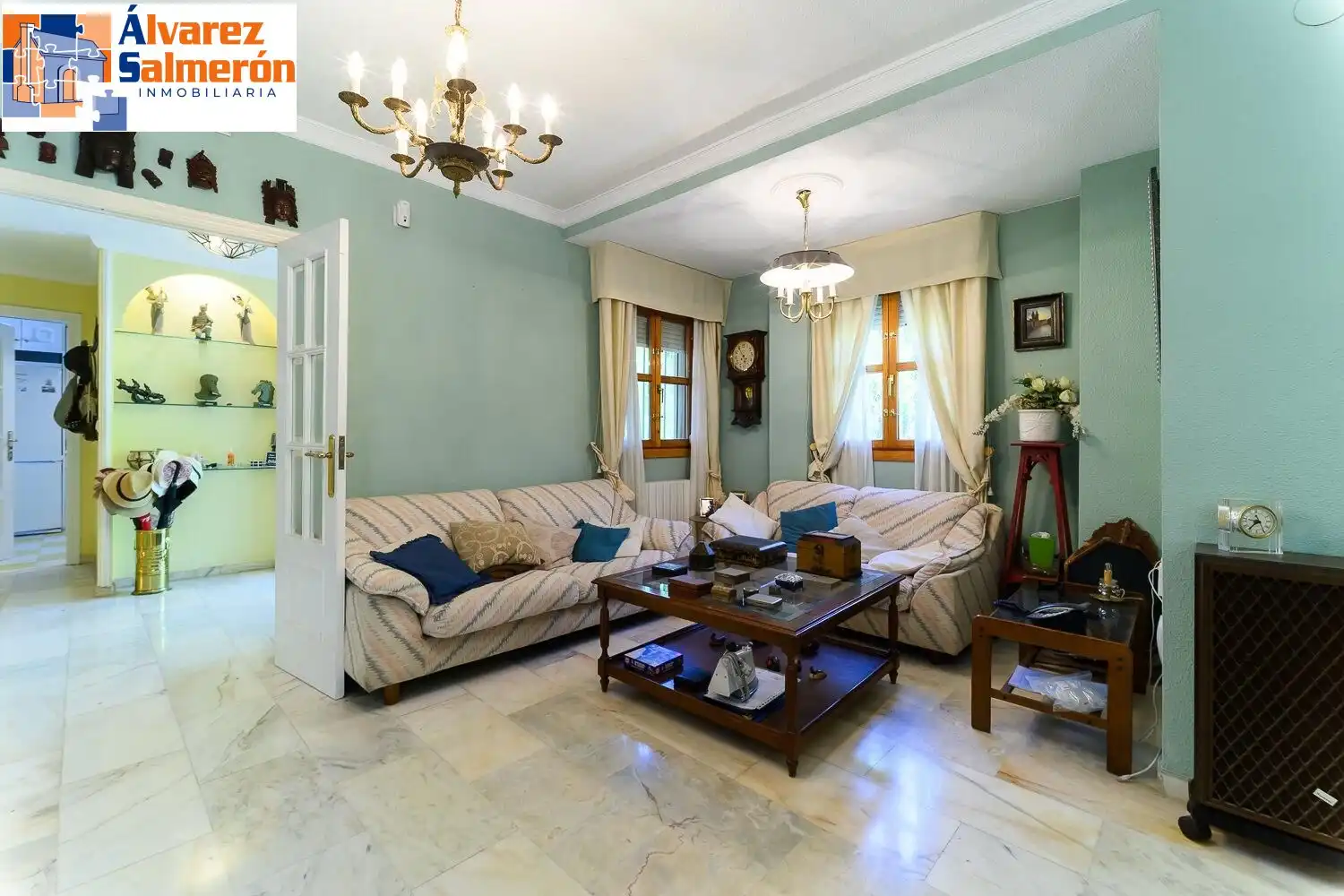 Sala de estar de Casa o chalet en venta en Albolote con Piscina