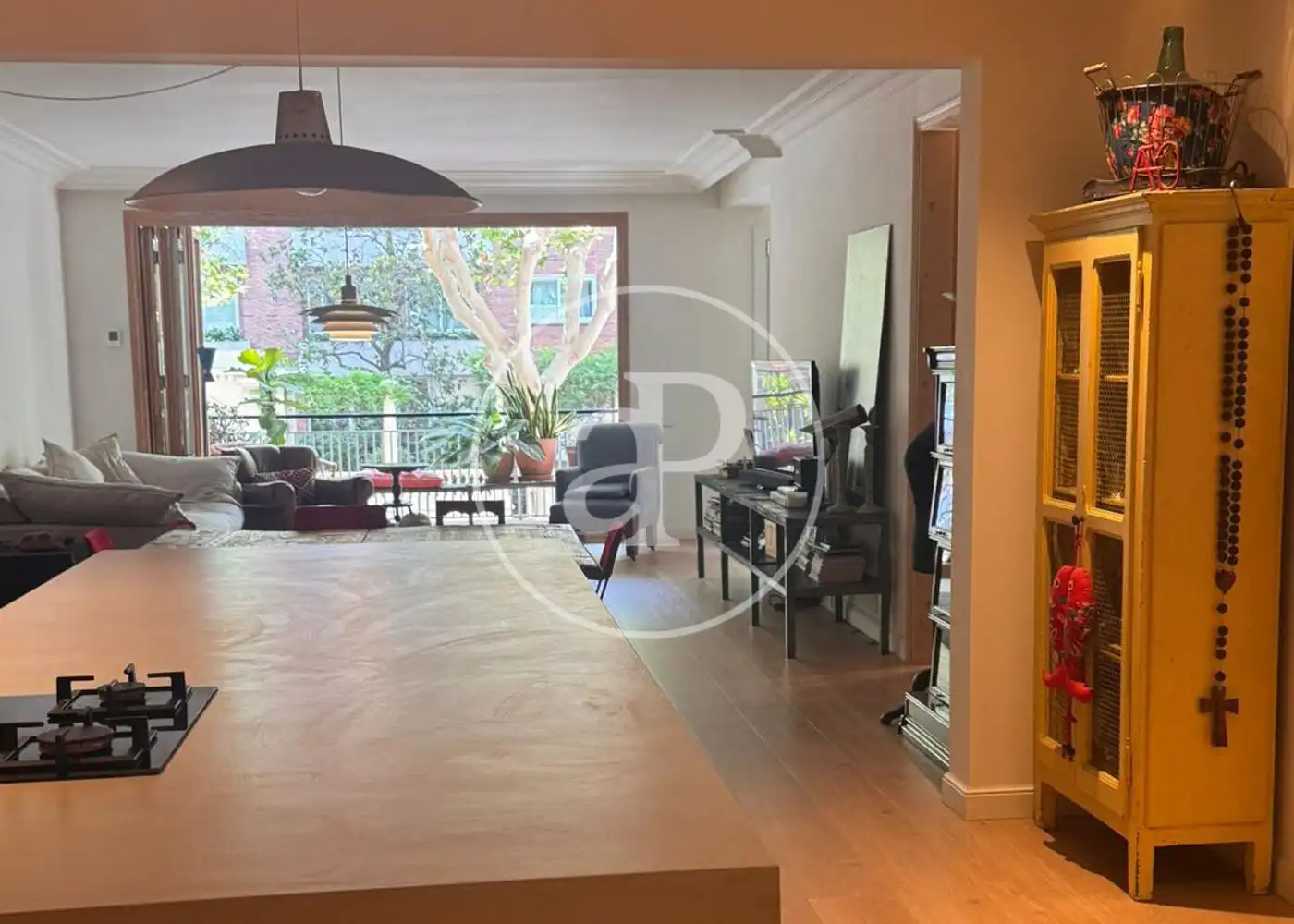 Living room of Flat for sale in Barcelona  with Air Conditioner, Heating and Private garden
