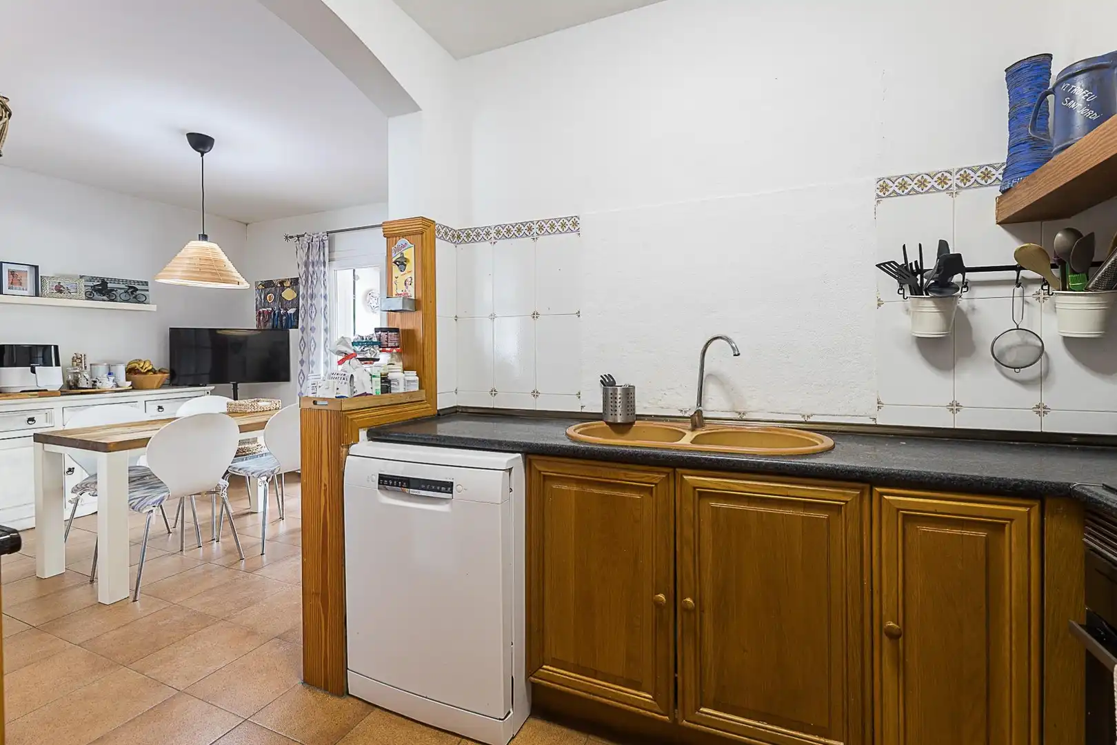 Cuina de Casa adosada en venda en  Palma de Mallorca amb Calefacció, Parquet i Terrassa