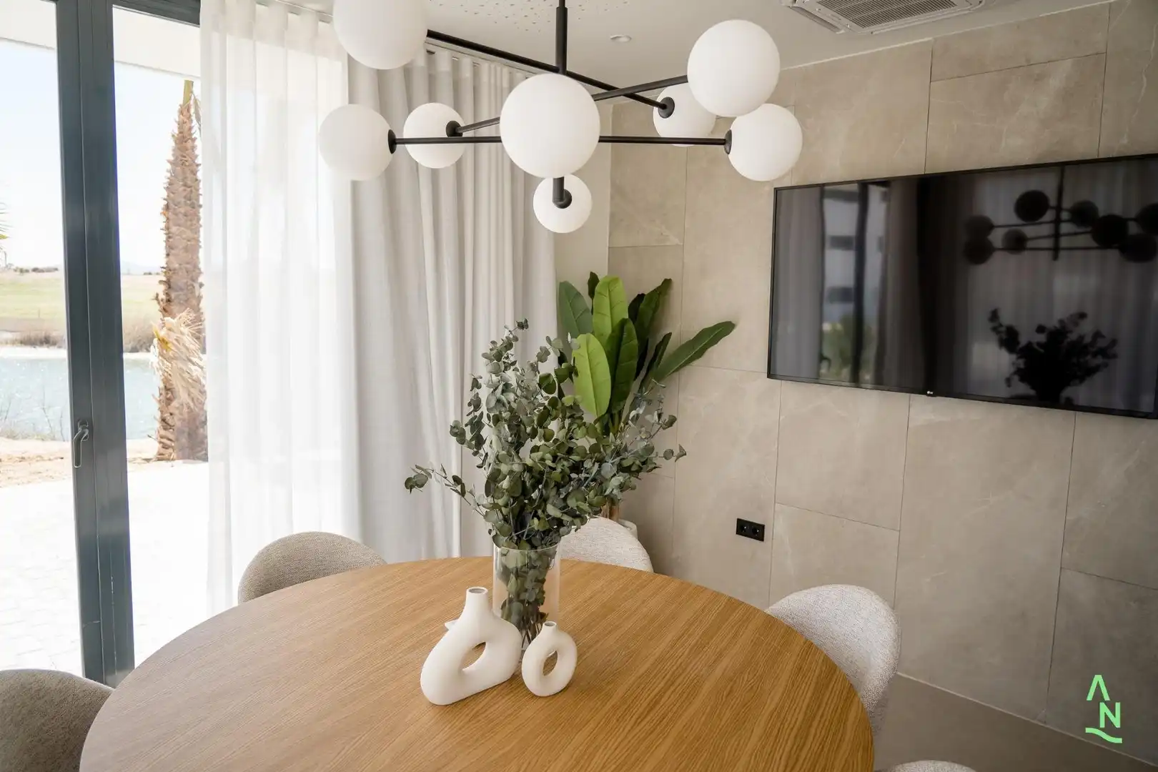 Comedor de Ático en venta en Alhama de Murcia con Aire acondicionado, Terraza y Piscina