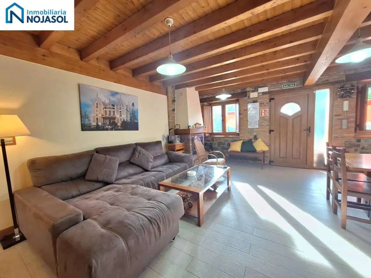 Sala de estar de Casa o chalet de alquiler en Noja con Calefacción, Jardín privado y Terraza