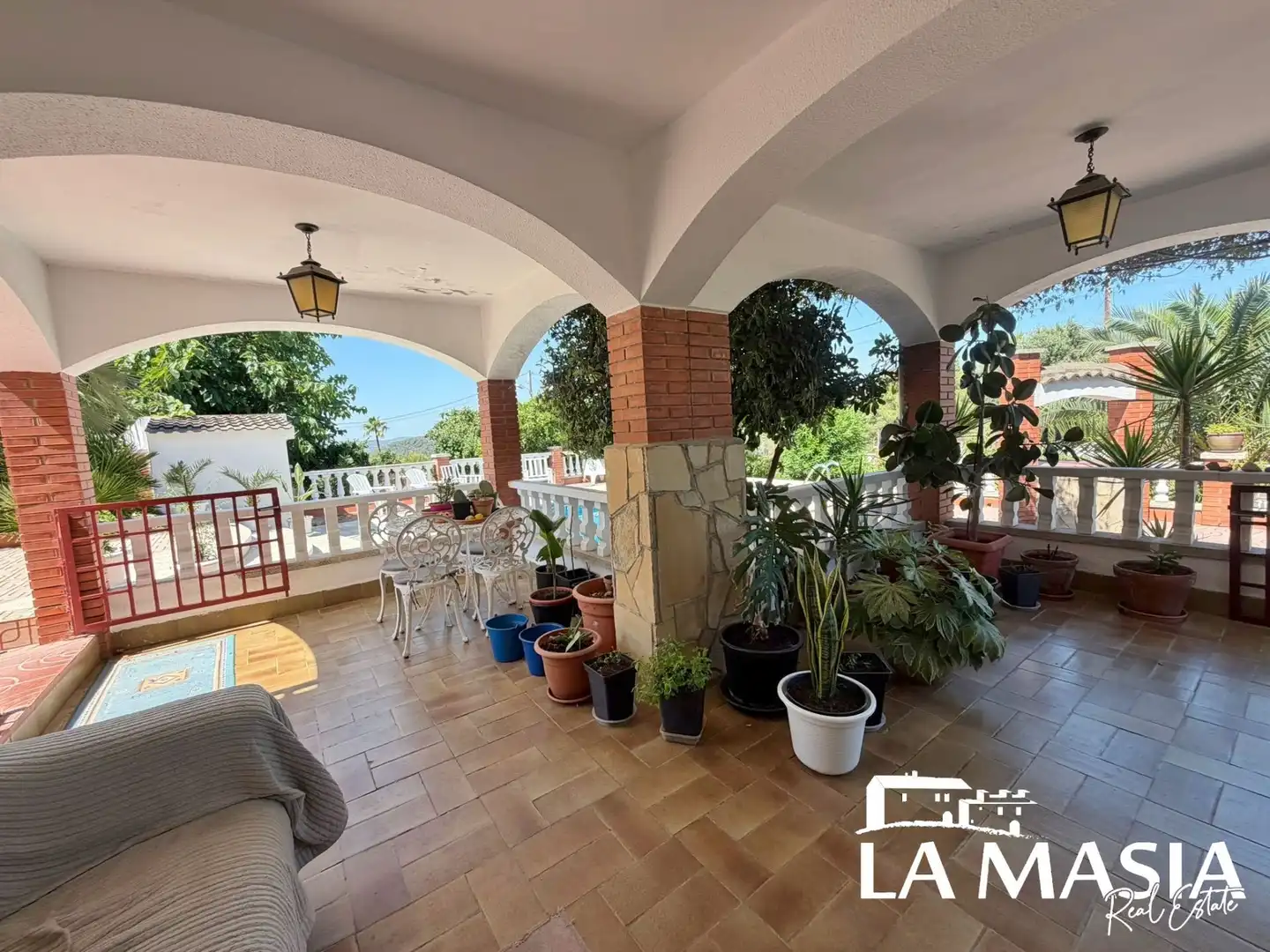 Terrassa de Casa o xalet en venda en Olivella amb Calefacció, Jardí privat i Terrassa