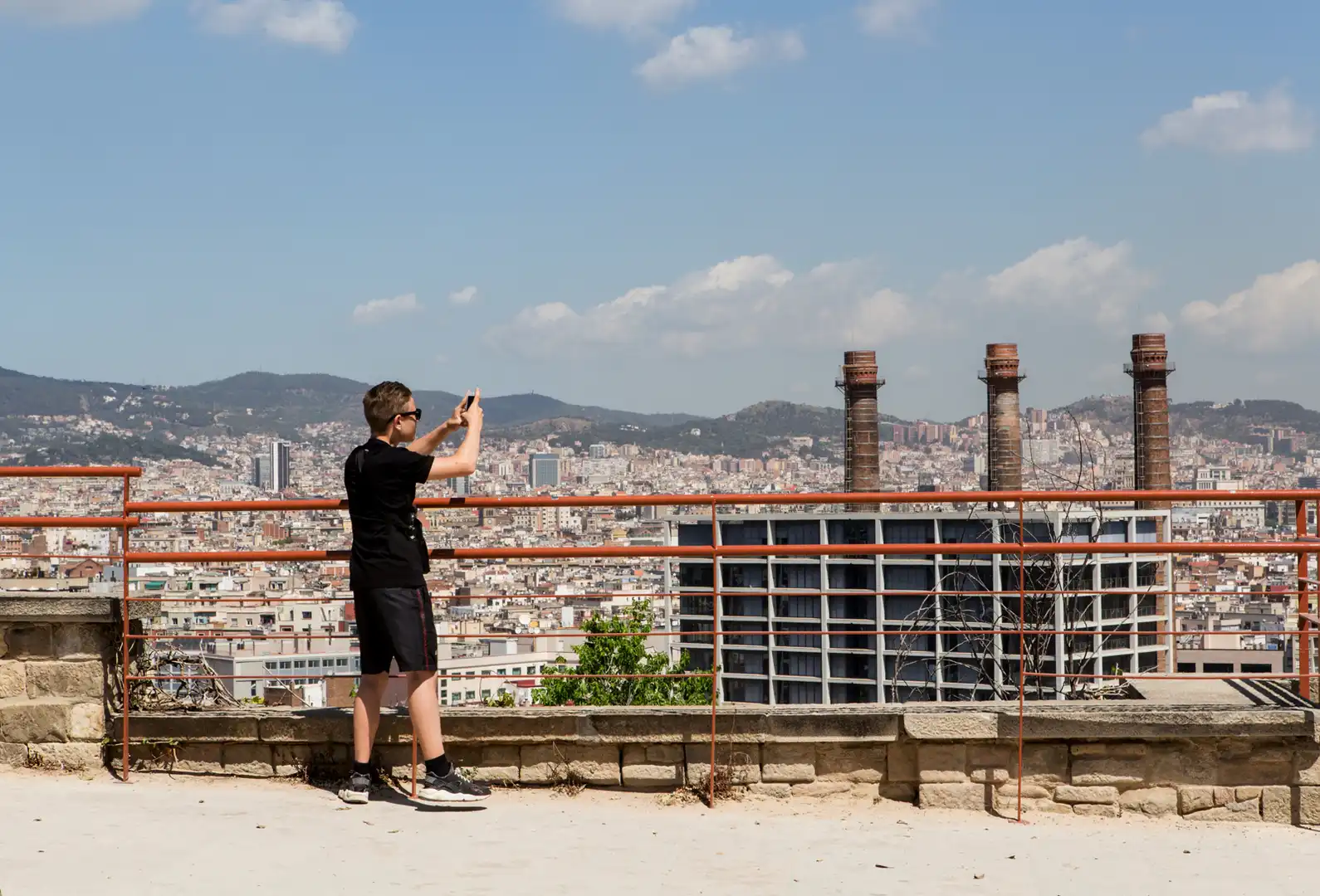 Außenansicht von Wohnung zum Verkauf in Barcelona mit Klimaanlage und Heizung