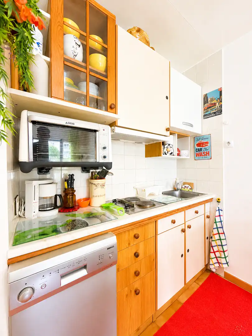 Cocina de Apartamento en venta en Empuriabrava con Aire acondicionado, Calefacción y Terraza